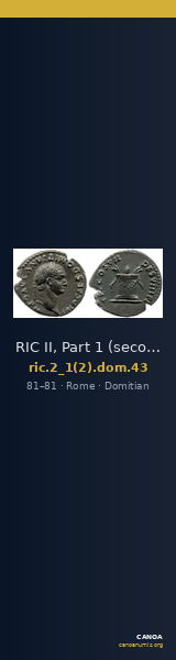 RIC II, Part 1 (second edition) Domitian 43 — CANOA