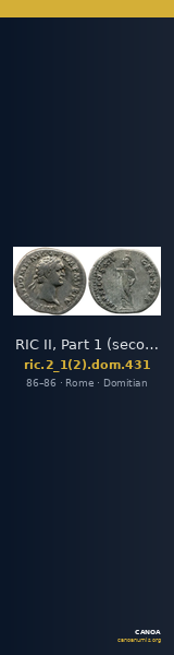 RIC II, Part 1 (second edition) Domitian 431 — CANOA