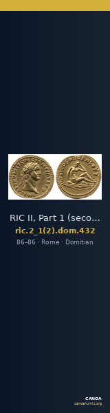 RIC II, Part 1 (second edition) Domitian 432 — CANOA