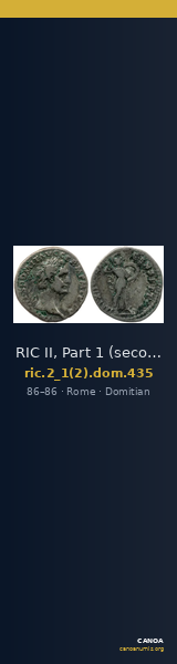 RIC II, Part 1 (second edition) Domitian 435 — CANOA