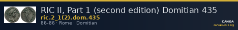 RIC II, Part 1 (second edition) Domitian 435 — CANOA