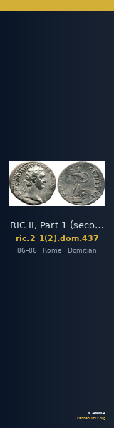 RIC II, Part 1 (second edition) Domitian 437 — CANOA