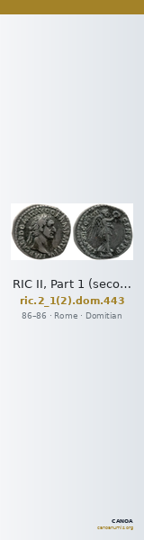 RIC II, Part 1 (second edition) Domitian 443 — CANOA