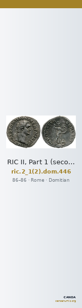 RIC II, Part 1 (second edition) Domitian 446 — CANOA