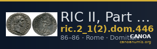 RIC II, Part 1 (second edition) Domitian 446 — CANOA