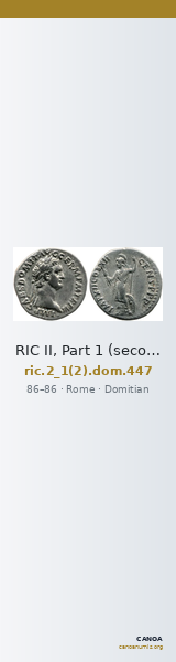 RIC II, Part 1 (second edition) Domitian 447 — CANOA