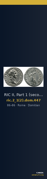 RIC II, Part 1 (second edition) Domitian 447 — CANOA