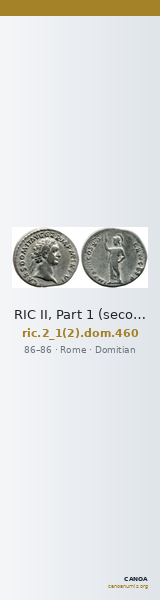 RIC II, Part 1 (second edition) Domitian 460 — CANOA