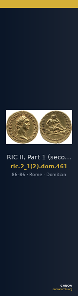 RIC II, Part 1 (second edition) Domitian 461 — CANOA