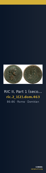RIC II, Part 1 (second edition) Domitian 463 — CANOA