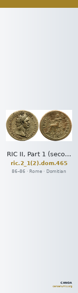 RIC II, Part 1 (second edition) Domitian 465 — CANOA