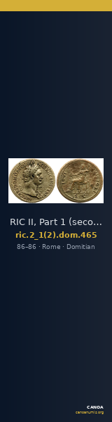 RIC II, Part 1 (second edition) Domitian 465 — CANOA