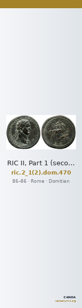 RIC II, Part 1 (second edition) Domitian 470 — CANOA