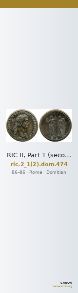RIC II, Part 1 (second edition) Domitian 474 — CANOA