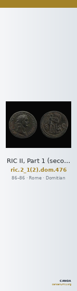 RIC II, Part 1 (second edition) Domitian 476 — CANOA