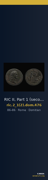 RIC II, Part 1 (second edition) Domitian 476 — CANOA