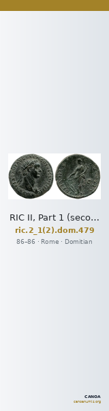 RIC II, Part 1 (second edition) Domitian 479 — CANOA