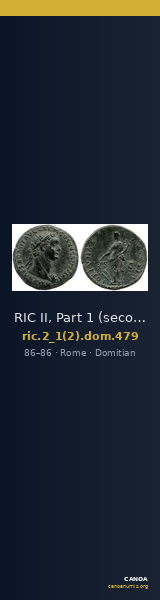 RIC II, Part 1 (second edition) Domitian 479 — CANOA