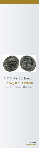 RIC II, Part 1 (second edition) Domitian 48 — CANOA