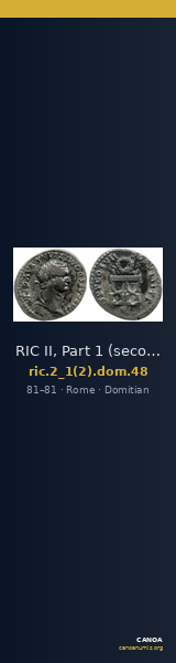 RIC II, Part 1 (second edition) Domitian 48 — CANOA