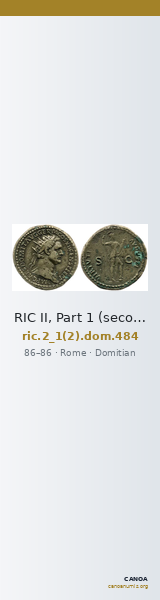 RIC II, Part 1 (second edition) Domitian 484 — CANOA