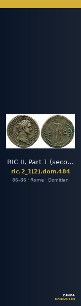 RIC II, Part 1 (second edition) Domitian 484 — CANOA