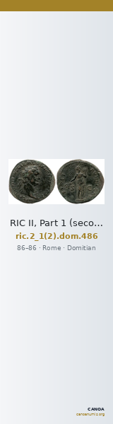 RIC II, Part 1 (second edition) Domitian 486 — CANOA