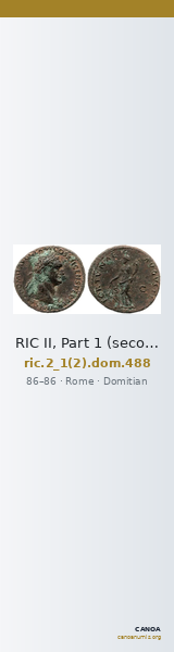 RIC II, Part 1 (second edition) Domitian 488 — CANOA