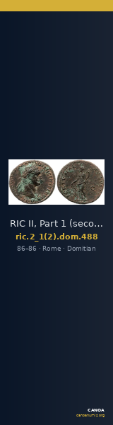 RIC II, Part 1 (second edition) Domitian 488 — CANOA
