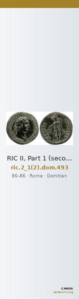 RIC II, Part 1 (second edition) Domitian 493 — CANOA