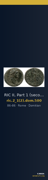 RIC II, Part 1 (second edition) Domitian 500 — CANOA