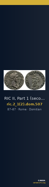 RIC II, Part 1 (second edition) Domitian 507 — CANOA