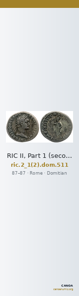 RIC II, Part 1 (second edition) Domitian 511 — CANOA