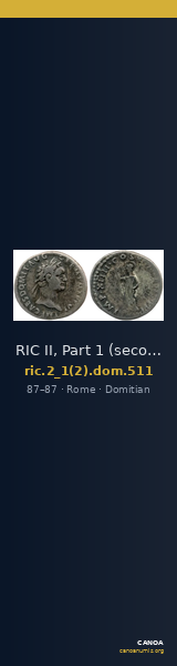 RIC II, Part 1 (second edition) Domitian 511 — CANOA