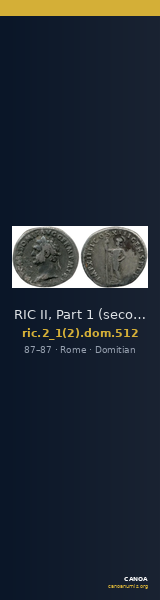 RIC II, Part 1 (second edition) Domitian 512 — CANOA