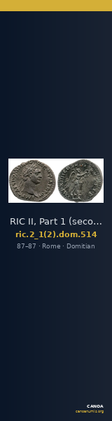 RIC II, Part 1 (second edition) Domitian 514 — CANOA
