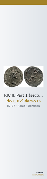 RIC II, Part 1 (second edition) Domitian 516 — CANOA