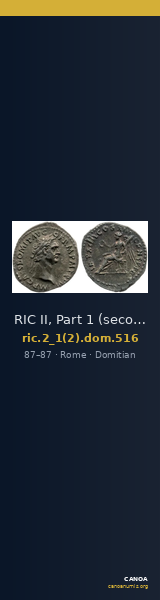 RIC II, Part 1 (second edition) Domitian 516 — CANOA