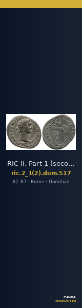RIC II, Part 1 (second edition) Domitian 517 — CANOA