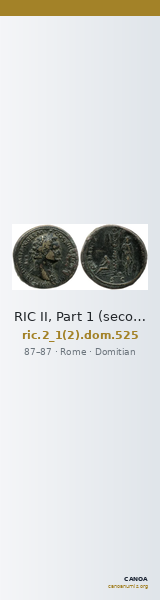 RIC II, Part 1 (second edition) Domitian 525 — CANOA