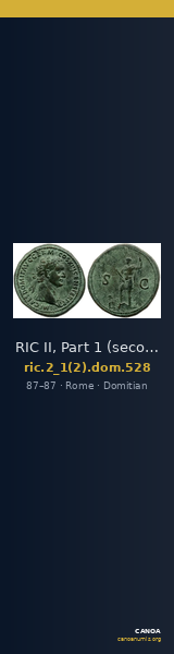 RIC II, Part 1 (second edition) Domitian 528 — CANOA