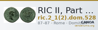 RIC II, Part 1 (second edition) Domitian 528 — CANOA