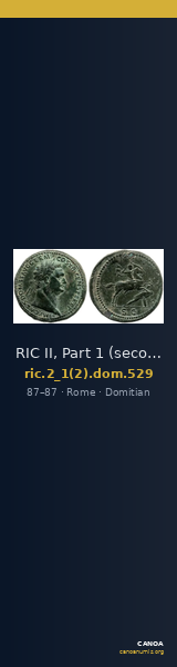 RIC II, Part 1 (second edition) Domitian 529 — CANOA