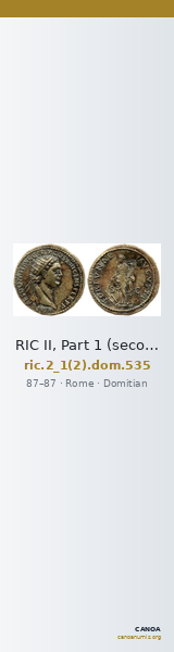 RIC II, Part 1 (second edition) Domitian 535 — CANOA
