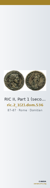 RIC II, Part 1 (second edition) Domitian 536 — CANOA