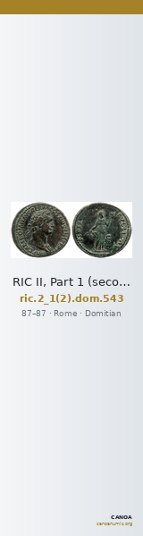 RIC II, Part 1 (second edition) Domitian 543 — CANOA