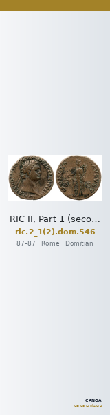 RIC II, Part 1 (second edition) Domitian 546 — CANOA