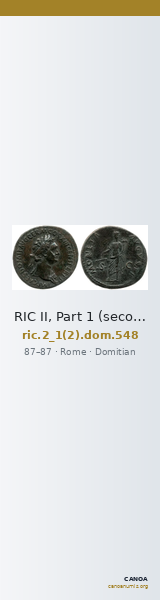 RIC II, Part 1 (second edition) Domitian 548 — CANOA
