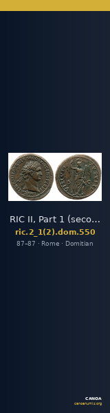 RIC II, Part 1 (second edition) Domitian 550 — CANOA