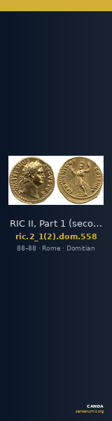 RIC II, Part 1 (second edition) Domitian 558 — CANOA
